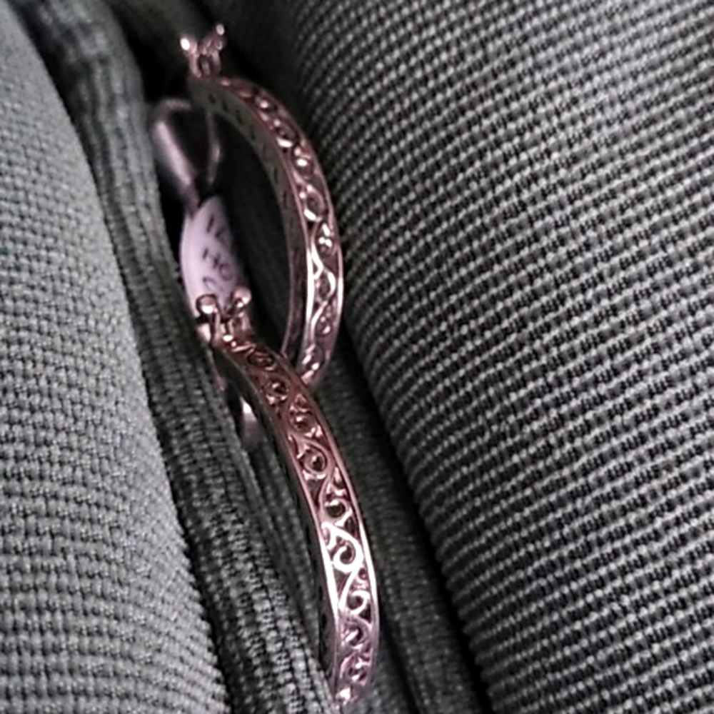🌺ILAKAKA HOT PINK SAPPHIRE EARRING'S 🌺 - Picture 3 of 6